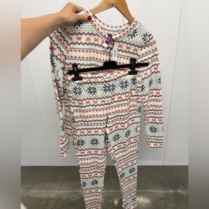 Adore Me Red and Blue Patterned Sweater